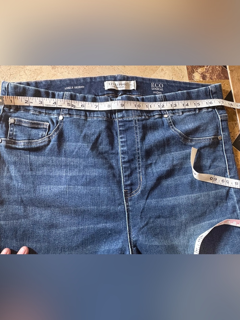 โจ Liverpool Pull-On Ankle Skinny Jeans | Size 16 | EUC โจ - Picture 6 of 7